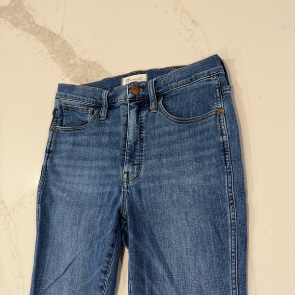 Madewell 10” High Rise Skinny Denim Jeans Women’s 26 Eardley Blue Wash Stretch - Picture 8 of 13